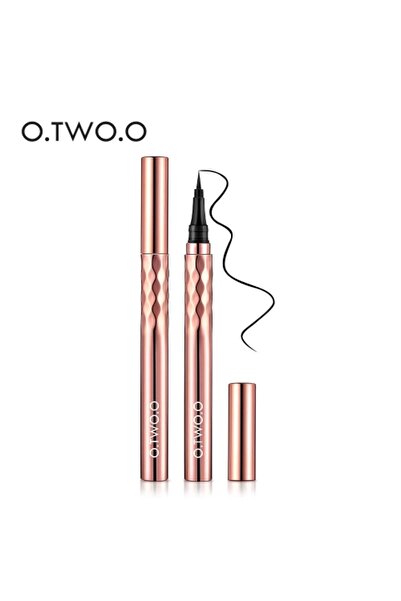 O.TWO.O Cosmetics ايلاينر قلم تحديد العيون سائل اسود