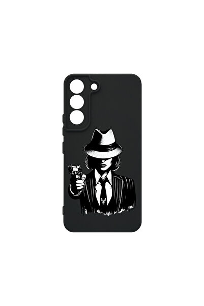 bestcase Carcasă premium din silicon pentru Samsung Galaxy S22, Gangster Woma...