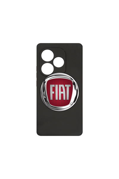 bestcase Θήκη σιλικόνης Premium για Realme GT 6, λογότυπο Fiat, PB 1725