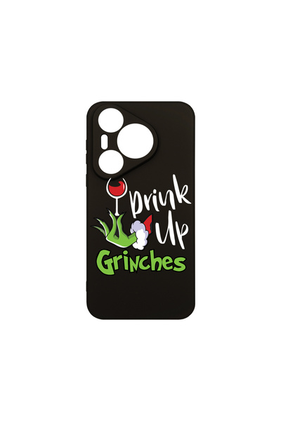bestcase Силиконов калъф Premium за Huawei Pura 70 Pro, Grinches - Drink Up, ...