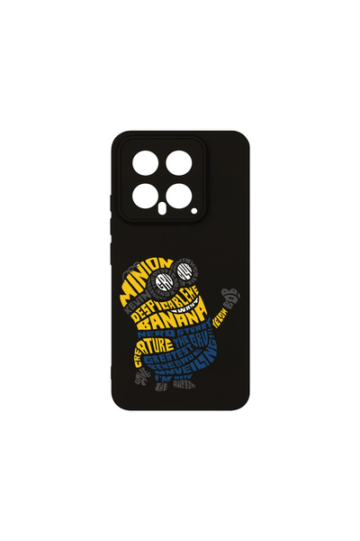 bestcase Husă premium din silicon pentru Xiaomi 14, Calligraphy Minion, PB 1526