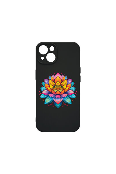 bestcase Carcasă premium din silicon pentru Apple iPhone 13, Dream Colors Flo...