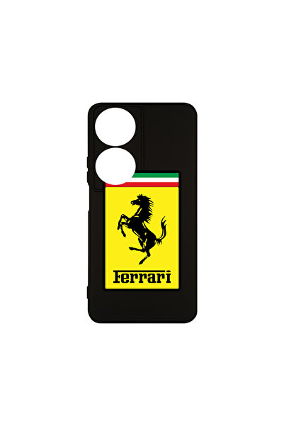 bestcase Carcasă premium din silicon pentru Honor X7b, logo Ferrari, PB 1773