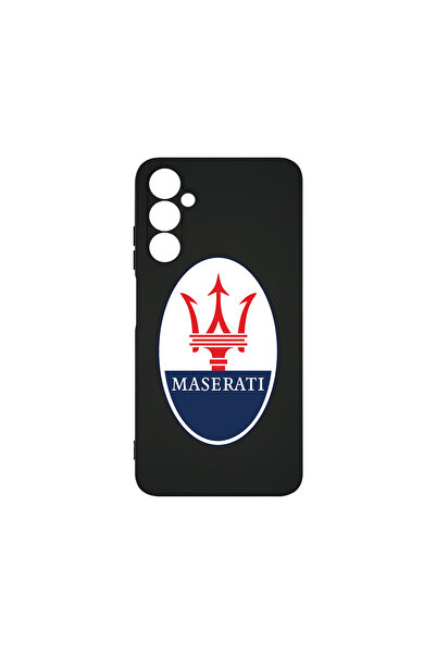 bestcase Carcasă premium din silicon pentru Samsung Galaxy A05s, logo Maserat...