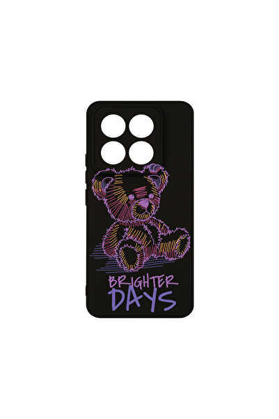 bestcase Husă premium din silicon pentru Xiaomi 14 Pro, Teddy Bear Brighter D...