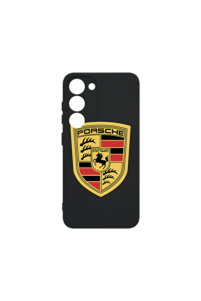 bestcase Carcasă premium din silicon pentru Samsung Galaxy S23, logo Porsche, PB 1722
