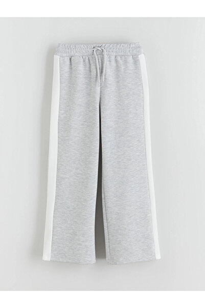 LC Waikiki Lcw Kids Gray Girl's Sweatpants with Elastic Waist