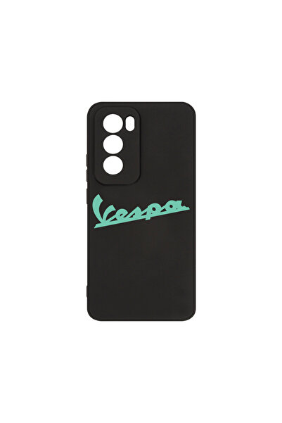 bestcase Θήκη σιλικόνης υψηλής ποιότητας για Oppo Reno12, λογότυπο Vespa, PB ...