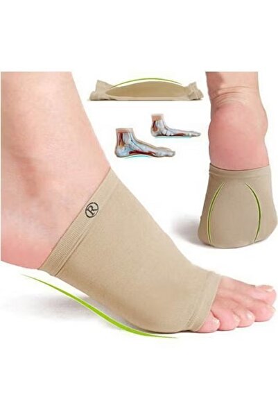 Generic Pair of Gel Insoles for Flat Feet, Orthotic Arch Support