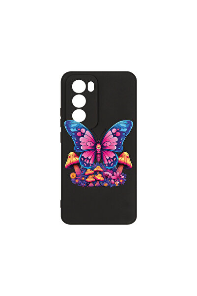 bestcase Husă premium din silicon pentru Oppo Reno12 Pro, Dream Colors - Flut...