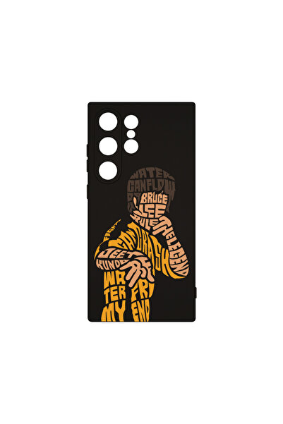 bestcase Premium Silicone Case For Samsung Galaxy S24 Ultra, Calligraphy Bruc...