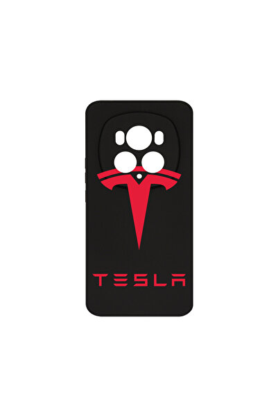 bestcase Premium Silicone Case For Honor Magic6 Pro, Logo Tesla Red, PB 1711