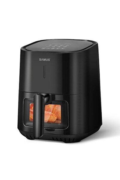 Samus AF4-S1200DW Air Fryer, 1200 W, 4 L Capacity, Fry-Force 360 Technology, ...