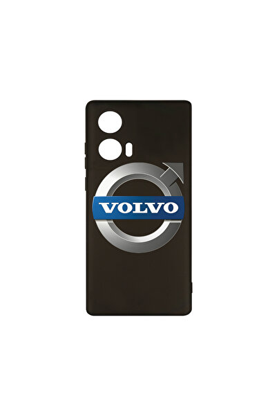 bestcase Husă premium din silicon pentru Motorola Edge 50 Fusion, logo Volvo,...