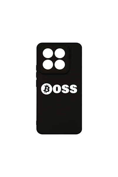 bestcase Husă premium din silicon pentru Xiaomi 14 Pro, Bitcoin Boss, PB 1596