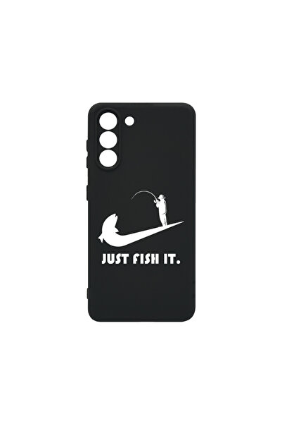 bestcase Husă premium din silicon pentru Samsung Galaxy S21, Just Fish It, PB...