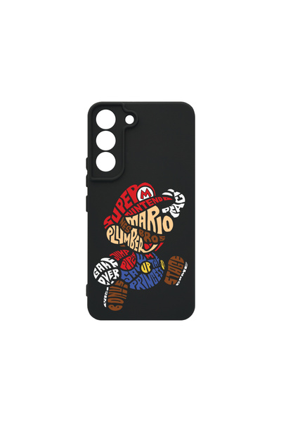bestcase Carcasă premium din silicon pentru Samsung Galaxy S22, Caligrafie Su...