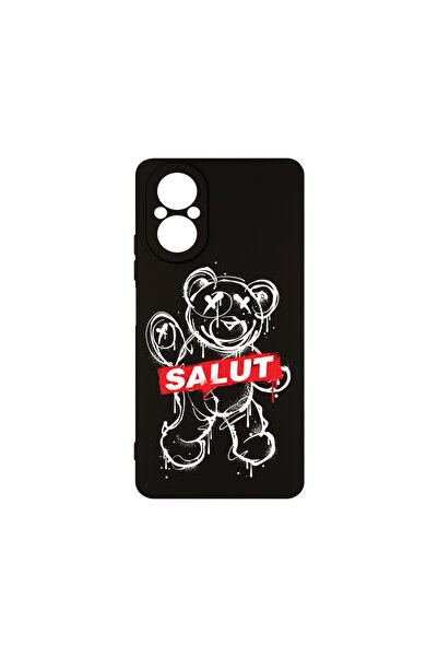 bestcase Θήκη σιλικόνης Premium για Realme C67, αρκουδάκι Salut, PB 1548