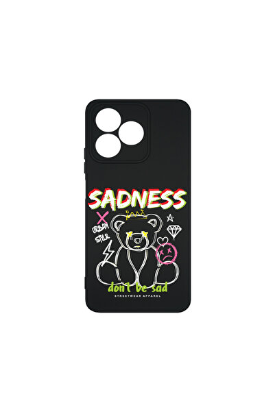 bestcase Husă premium din silicon pentru Xiaomi Redmi 13, Teddy Bear Sadness,...