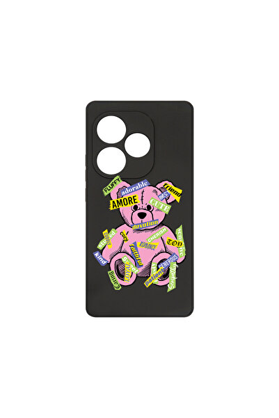 bestcase Husă premium din silicon pentru Realme GT 6, Teddy Bear Amour, PB 1547