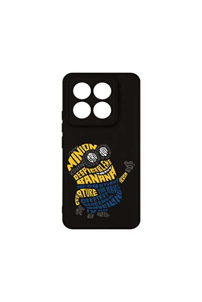bestcase Husă premium din silicon pentru Xiaomi 14 Pro, Calligraphy Minion, P...