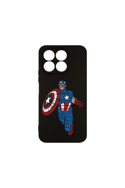 bestcase Carcasă premium din silicon pentru Honor X8B, cu dungi caligrafice H...