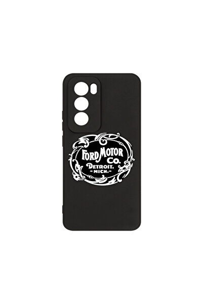 bestcase Husă premium din silicon pentru Oppo Reno12 Pro, logo Ford Classic, ...