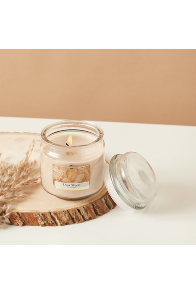 Lifestyle شمعة معطرة برائحة الخشب الداكن من بين - 280 جرام