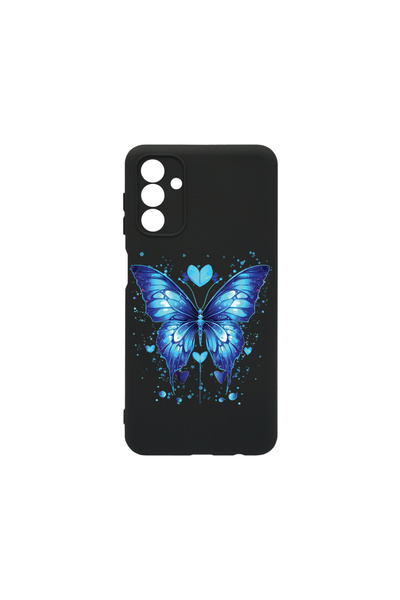 bestcase Силиконов калъф Premium за Samsung Galaxy A14 5G, Синя пеперуда, PB ...