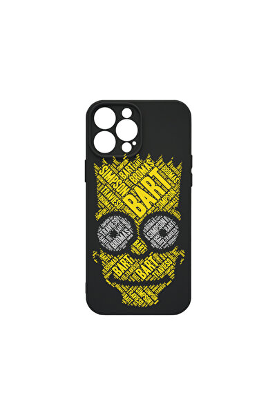 bestcase Силиконов калъф Premium за Apple iPhone 14 Pro, калиграфия Bart Simp...