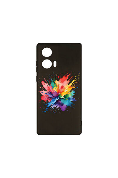 bestcase Husă premium din silicon pentru Motorola Moto G04, Color Splash, PB ...