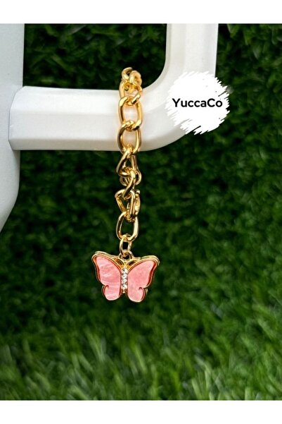 YuccaCo Accessorize Your Life زينة ترمس على شكل فراشة/حلية ترمس على شكل فراشة...