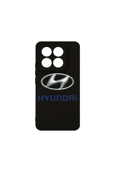 bestcase Husă premium din silicon pentru Xiaomi 14 Pro, logo Hyundai, PB 1724