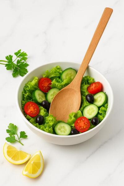 EWs Wooden Ladle Spoon 32 cm
