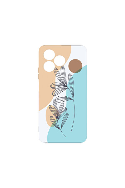 bestcase Carcasă premium din silicon pentru Xiaomi Redmi 13, floare abstractă...