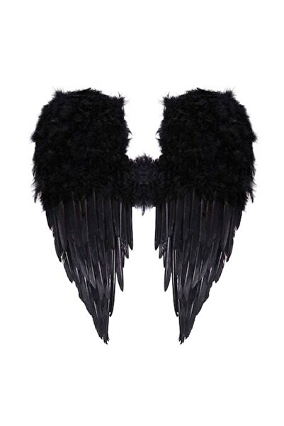 SHOPIENS Aripi Negre Halloween Deghizare Costume Petreceri Tematice 60x60cm A...