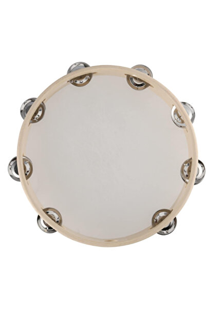 MegArya 10 Inch Tambourine for Adults Wooden Tambourine
