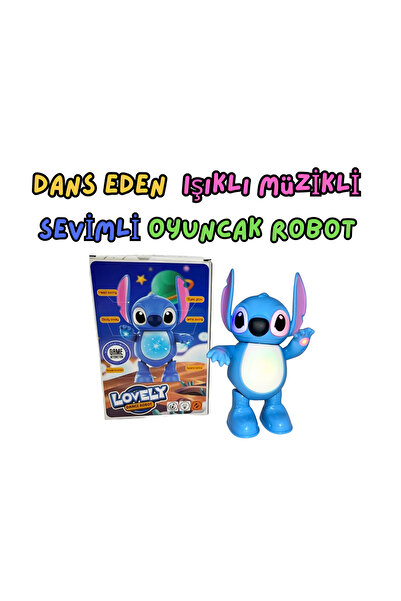ETHELL Dans Eden Işıklı Müzikli Sevimli Oyuncak Robot