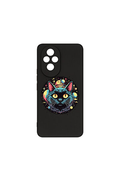 bestcase Carcasă premium din silicon pentru Honor 200 5G, Mystic Black Cat, P...