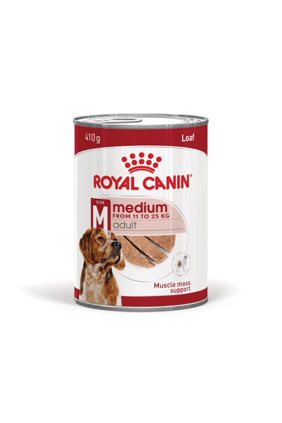Royal Canin Medium In Loaf Adult Wet Dog Food In Can 410G