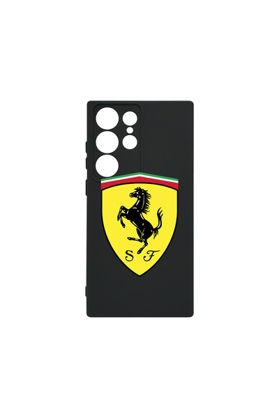bestcase Carcasă premium din silicon pentru Samsung Galaxy S23 Ultra, logo Fe...