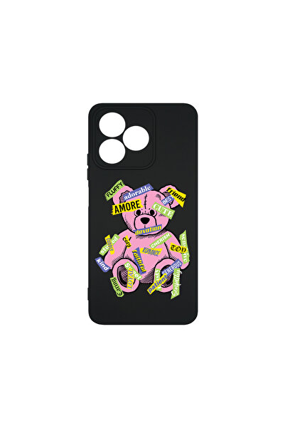 bestcase Husă premium din silicon pentru Xiaomi Redmi 13, Teddy Bear Amour, P...