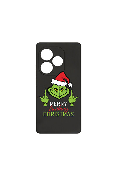 bestcase Husă premium din silicon pentru Realme GT 6, Grinch's - Crăciun Feri...