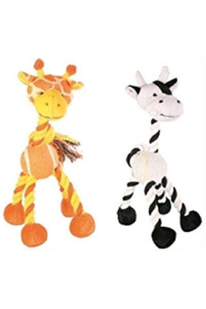Trixie Rope Animal With Tennis Ball Toy for Dogs