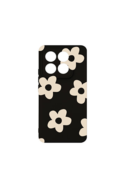 bestcase Husă premium din silicon pentru Xiaomi 14 Pro, Retro Daisy, PB 1481
