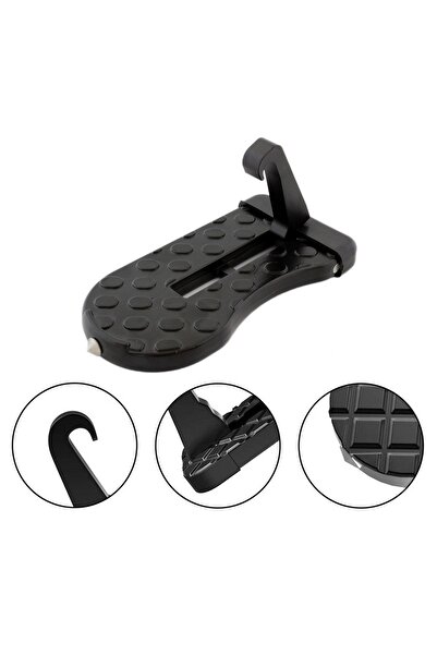 zola Folding step with hook, multifunctional, car roof access, 120 kg, 15x7.5x8 cm