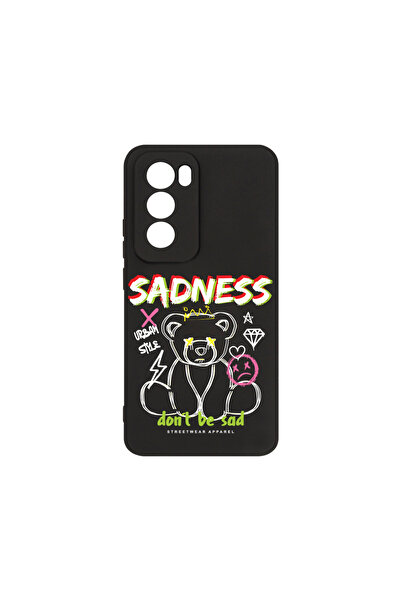 bestcase Husă premium din silicon pentru Oppo Reno12 Pro, Teddy Bear Sadness,...