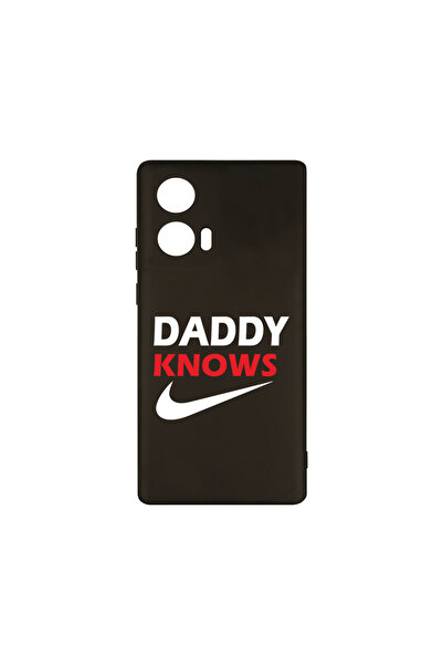 bestcase Husă premium din silicon pentru Motorola Moto G04, Daddy Knows, PB 1626