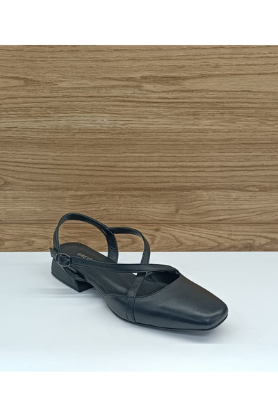 Greyder Women's Black Genuine Leather Shoes 5Y2Ta59270