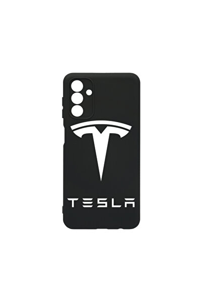 bestcase Carcasă premium din silicon pentru Samsung Galaxy A34 5G, logo Tesla...